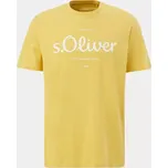 Pánské tričko s krátkým rukávem s.Oliver žluté - S