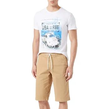 Pánské kraťasy Pánské bermudy s.Oliver béžové - XL