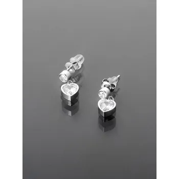 Náušnice Náušnice něžná srdíčka Barva: Zlatá