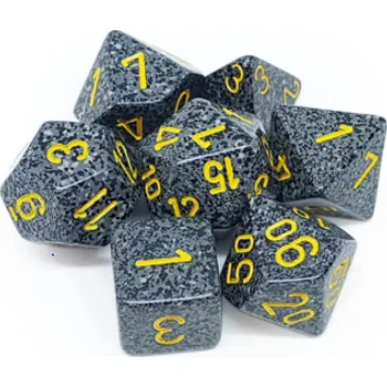 Příslušenství k deskovým hrám Chessex Sada 7 kostek Chessex - skvrnitá Urban Camo - 25328