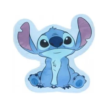 Dekorativní polštářek Mister License Company S.L. - Tvarovaný dětský 3D polštářek Stitch | Hebký mikroplyšový polštář Disney