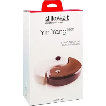 Forma na pečení Forma silikonová design, dvoudílná (Jin a Jang) 2x1250ml