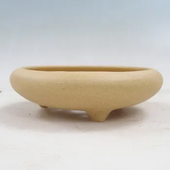 Květináč Bonsai miska 11 x 11 x 3,5 cm okrová 116382