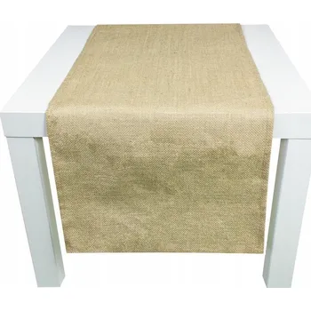 ubrus JUTOVÝ BĚHOUN NA STŮL VÁNOČNÍ UBRUS ŠTĚDROVEČERNÍ SVÁTKY EKO