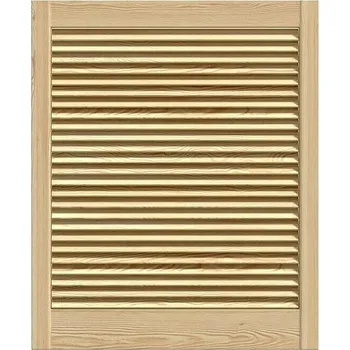 Kuchyňská skříňka Dvířka lamelová otevřená 594 x 762 mm borovice