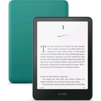 Čtečka elektronické knihy E-book Amazon Kindle Paperwhite 2024 (16 GB), jade, s reklamou