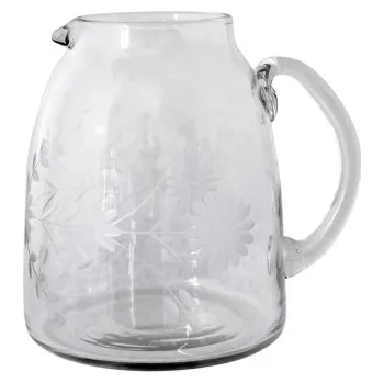 Skleněný džbán Etched Floral 1,8 l
