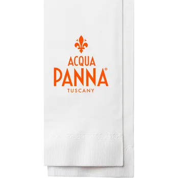 Jednorázové nádobí Papírové ubrousky SATE 1/8 - s potiskem Cenové rozmezí: 10000 - 19999 ks s potiskem