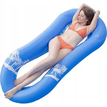 Houpací síť Matrace Síť s nafukovacími okraji 165x75x25 cm - Hamaka