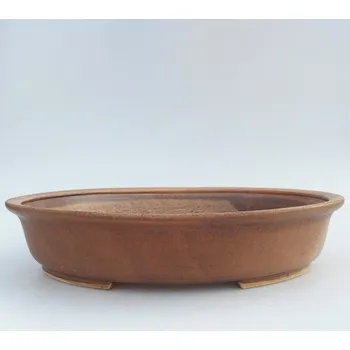 Květináč Keramická bonsai miska 28,5 x 25 x 6 cm růžová 100570