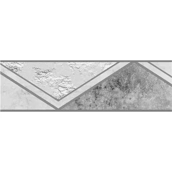 Tapeta Samolepící bordura Art-Deco mramor tmavě šedý D 58-055-3