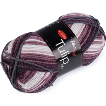 Příze Pletací příze Tulip color 100 g - 11 (5214) fialová