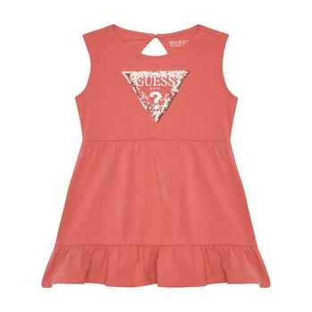 Dámské oblečení Guess Každodenní šaty A5GK06 K6YW4 Oranžová Regular Fit 6_9M