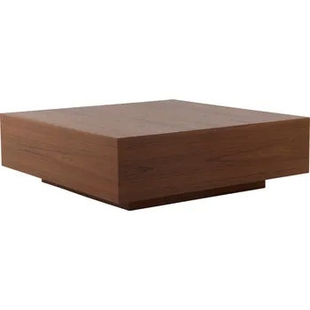 Konferenční stolek Jotex Tmavý dřevěný konferenční stolek FLOAT 110 x 110 cm