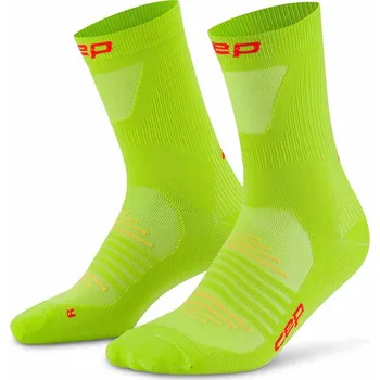 Pánské ponožky CEP Vysoké kompresní ponožky ULTRALIGHT PRO Pánské Velikost: IV, Barvy: lime