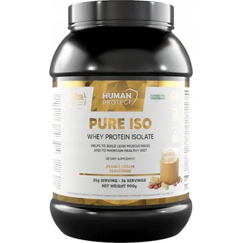 Protein Human Protect PURE WHEY ISOLATE 900g PROTEINOVÝ IZOLÁT WPI Arašídové máslo