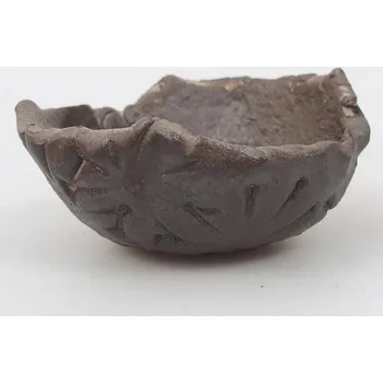Květináč Keramická Skořápka 8,5 x 8 x 4 cm hnědá 89557