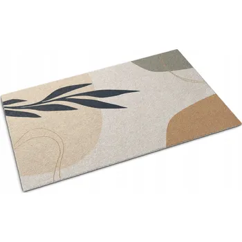Rohožka Protiskluzová rohožka před dveře na boty Rostlinná Abstrakce 150x100 cm