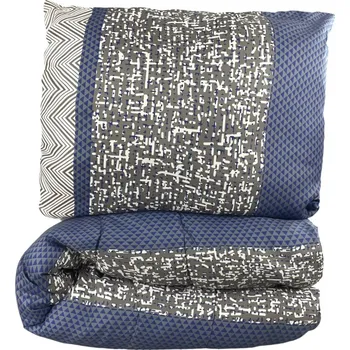 přikrývka SET Přikrývka a polštář Modrošedá