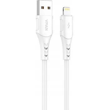 Datový kabel Kabel Vipfan USB - Apple Lightning 1 m bílý