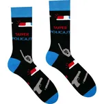 Ponožky Hesty Super policajt - černé-modré, 41-46