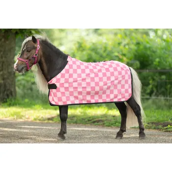 Deka pro koně Odpocovací deka Henni- růžová, 75 cm