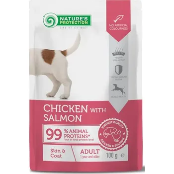 Krmivo pro psa Nature's Protection Dog kaps. Skin&Coat Chicken and Salmon 100g