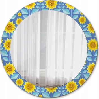 Zrcadlo Zrcadlo Kulaté kolečko Geometrické slunečnice 70 cm