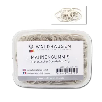 Pro koně Gumičky do hřívy bílé - box 75g