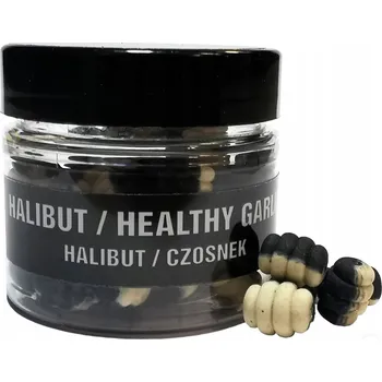 Boilies Nástraha Traper Duo Maggot Wafters 8mm - Halibut / Česnek