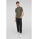 Pánská polokošile s krátkým rukávem s.Oliver zelená - S