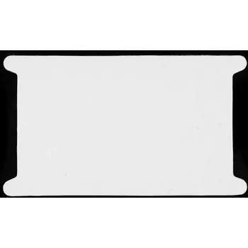 Papírová karta 12,5x22,5 cm s výřezem Varianta: bílá, Balení: 1100 ks