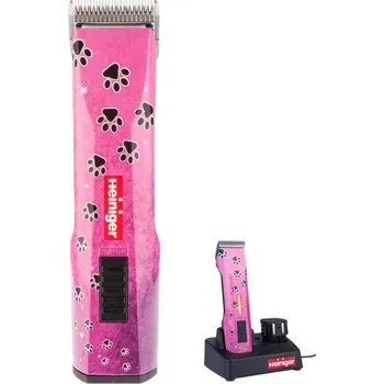 strojek na stříhání srsti HEINIGER SaphirStyle Pink Střihací strojek 7,4V/35W Li-Ion baterie Obsah: 1bateriový