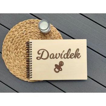 Fotoalbum Dětské dřevěné fotoalbum s 3D motivem 2 - D-decor