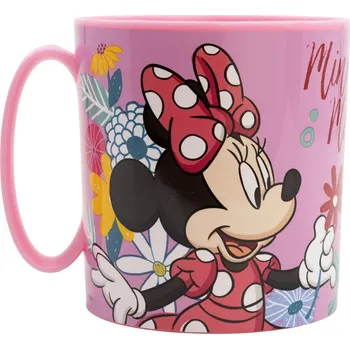 STOR Plastový hrnek Minnie Mouse Spring 350ml