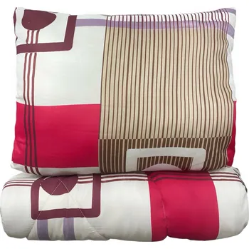 přikrývka SET Přikrývka a polštář, geometrická elegance