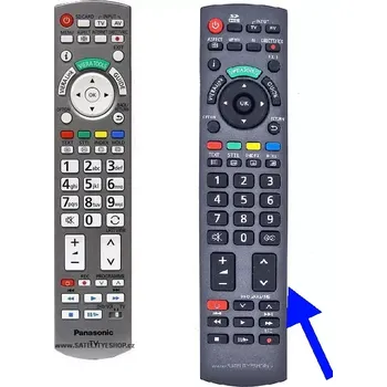 Dálkový ovladač Dálkový ovladač Panasonic N2QAYB000673 , N2QAYB000504 náhradní