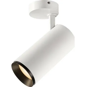 BIG WHITE NUMINOS SPOT PHASE L vnitřní LED přisazené stropní svítidlo bílá/černá 3000 K 36° 1004303