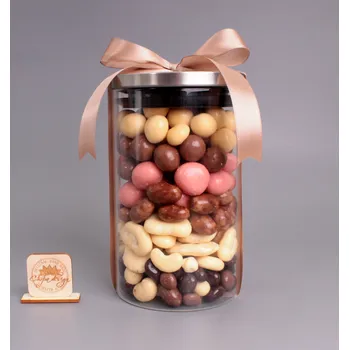 Dóza na potraviny Dóza skleněná, velká - Fantazie 750g, sladká