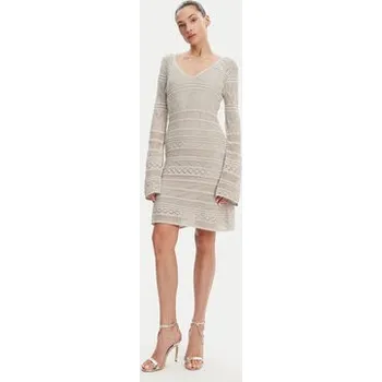 Dámská móda Guess Úpletové šaty W5GK48 Z3E22 Šedá Slim Fit XS