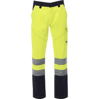 Pánské kalhoty Kalhoty do pasu reflexní PayPer CHARTER žlutá/modrá XS