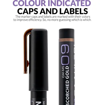 Gaahleri Metallic Series Markers - Scorched Gold (Gaahleri)