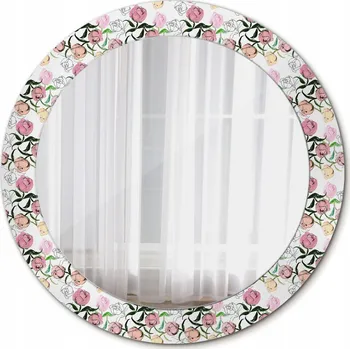 Zrcadlo Krásné Zrcadlo s kulatými pupeny pivoňky, 70 cm