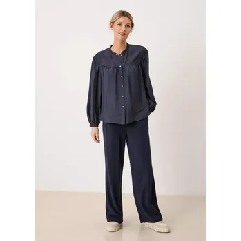 Dámské tričko Dámské halenka s dlouhým rukávem s.Oliver modrá - S