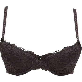 Podprsenka Vyztužená podprsenka s kosticí CHANGE Linda Padded Dark Chocolate - 70C