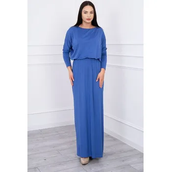 Dámské šaty Dlouhé šaty, jeanově modrá - XL