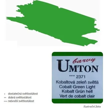 Speciální výtvarná barva Akvarelová barva 2,6ml - Kobaltová zeleň světlá/ 2