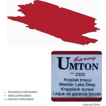 Speciální výtvarná barva Akvarelová barva 2,6ml - Kraplak tmavý/ 2