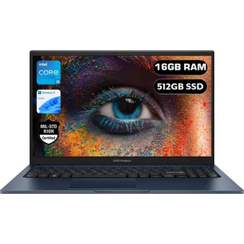 Notebook Notebook Asus Vivobook 15 X1504VA-BQ1039 15,6" Intel Core i5 16 GB / 512 GB modrý