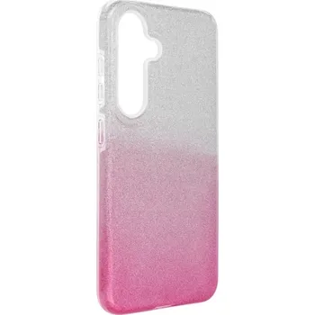Pouzdro na mobilní telefon Třpytivé pouzdro Shining Samsung Galaxy A36 5G růžové - stříbrné (Silikonový třpytivý kryt Coolcase Shining Samsung Galaxy A36 5G – stylové pouzdro, obal s třpytkami, precizní výřezy, barva růžová–stříbrná (Silver Pink))